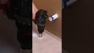 The perfect tile hole every time #diy #shorts