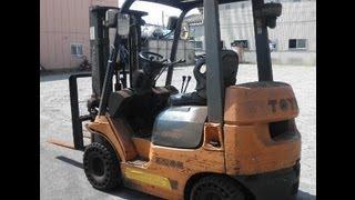 Used Forklift working on mobile Ramp for sale in India second hand old Forklifts, by Tech Mech