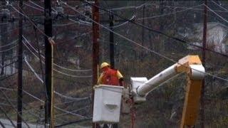 Hurricane Sandy Recovery Effort: Race to Get Power Back On As Temps Drop