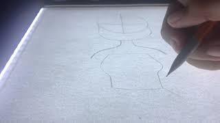 How I draw an anime base