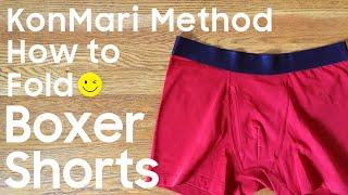 KonMari Method How to fold Boxer shorts  -English edition-