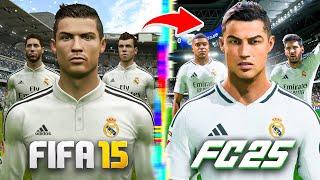 I Rebuild Real Madrid From FIFA 15 to FC 25!