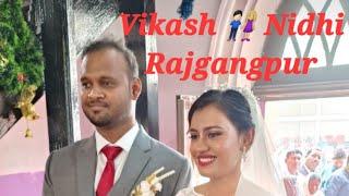 Reception At Rajgangpur || Vikash & Nidhi || Simple Purty