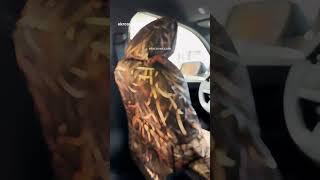 CoverExpert custom Camouflage style seat cover for Tesla Model Y