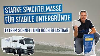 Starke Spachtelmasse für stabile Untergründe | UZIN NC 585 F - Extrem Schnell und Hoch Belastbar 