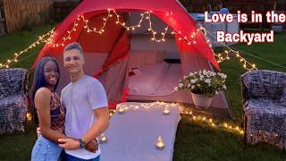 romantic backyard camping DIY ideas and hacks