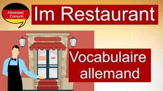   Im Restaurant | Dialogue et vocabulaire | #apprendreallemand