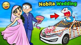 Nobita And Shizuka Wedding  || Funny Game