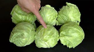 Excess Cabbage? Don’t Refrigerate! Use This Simple Method to Keep It Fresh for a Year ! 包菜放一年依然新鲜美味！