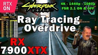 Cyberpunk 2077 1.62 RayTracing OVERDRIVE | RX 7900 XTX | 5800X3D | 4K - 1440p - 1080p | Max settings