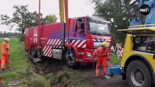 Berging waterwagen brandweer Smallertsweg Emst