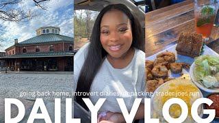 VLOG | ROADTRIP BACK HOME TO VA AFTER 6 YRS, UNPACKING & GETTING BACK TO A ROUTINE, TRADER JOES RUN