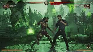 Mortal Kombat 1 Mileena & Sareena vs Johnny Cage & Mavado