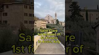 St. Clare of Assisi First Follower of St. Francis #catholic #italy #pilgrimage #travel