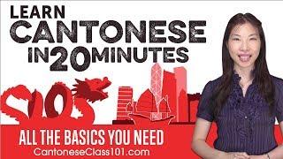 Learn Cantonese in 20 Minutes - ALL the Basics You Need