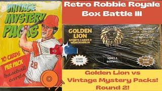 Retro Robbie Royale Box Battle III - Golden Lion vs Vintage Mystery Packs Box Battle! - Round 2!