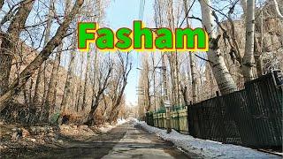 Beautiful winter in Fasham city - Tehran province