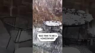'Golf Ball–Sized' Hailstones Hammer Austin During Severe Thunderstorm