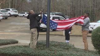 Lauderdale County School District holds flag ceremony