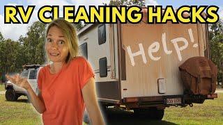 RV Cleaning Hacks to Save TIME & MONEY