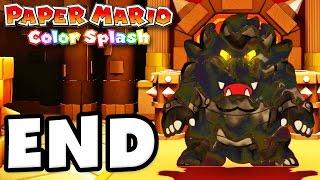 Paper Mario: Color Splash - Gameplay Walkthrough Part 38 - Final Boss! 100% Ending! (Nintendo Wii U)