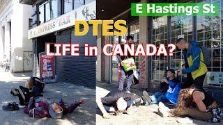 Vancouver's Downtown Eastside - E Hastings and Chinatown - Street Life in Canada