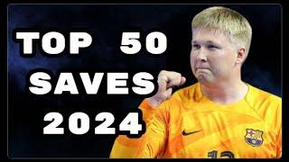 Top 50 Saves | Champions League 2024