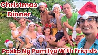 Christmas Home Celebration Cozy Family Dinner With Friends Favourite Filipino Russian Dishes