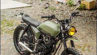 YAMAHA RS110F SCRAMBLER BUILD by Classic Custom MC Garage