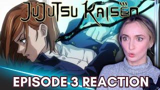 Here comes Nobara Kugisaki (FINALLY) Watching Jujutsu Kaisen! | Episode 3 REACTION "Girl of Steel"