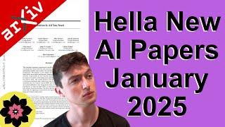 Skimming hella new AI paper abstracts - January 2025