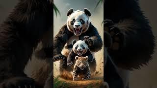  Baby Panda vs.Leopard