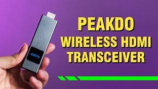 User Guide/PeakDo wireless HDMI transceiver