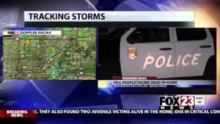 VIDEO: Police use K-9 units to find stabbing suspects