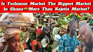 Is Techiman Market The Biggest Market in Ghana More Than Kejetia Market??My First Time in This place