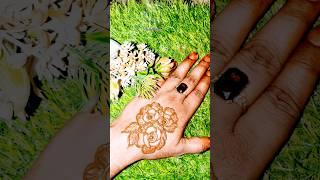 "Quick & Easy Mehndi Design | Floral Magic in 5 Minutes ##FlowerMehndi#MehndiDesign2025#shorts .