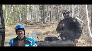 1я часть, испытание тракторов в Кыштымской тайге