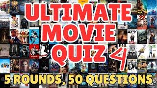 ULTIMATE MOVIE QUIZ! Film Screenshots, Quotes, Actors, Characters (5 Rounds, 50 Questions) No.4