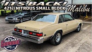 BACK IN BUSINESS!  The Malibu RETURNS! Fresh 421ci NITROUS SMALL BLOCK G BODY!