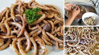 South African Simple Chicken Intestines Recipe: How To Clean Chicken Intestines | Chicken Mala