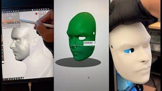 Nomad Sculpt Tutorial: How to make a full mask for 3d printing