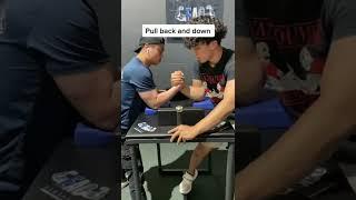 How to HOOK in ARMWRESTLING #armwrestling #shorts