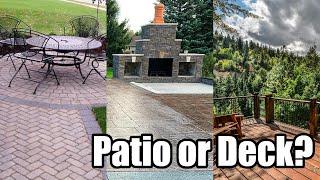 Deck vs Patio: Which is Better for my Home?