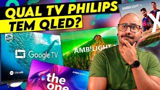 Existe TV da PHILIPS com QLED? Qual TV equivale a C755? e MAIS!