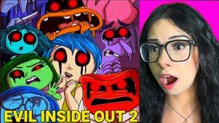 All Evil Inside Out 2 Songs Animated Music Videos (ALL CHARACTERS) TheeOnlyJanessa Reaction