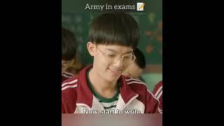 Blinks in exams  vs Army in exams ../ which one is your favourite?? /#shorts...