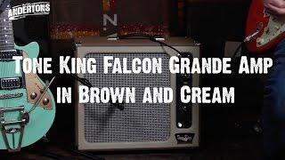 Top Shelf Guitars - Tone King Falcon Grande Amp in Brown and Cream