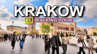 Krakow Poland  Walking Tour 4K – Explore Rynek Główny, Wawel Castle & More! (1 HOUR)