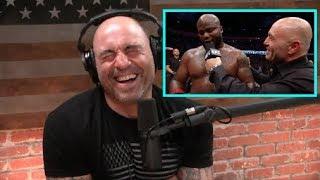 Joe Rogan on Derrick Lewis "My Balls Was Hot"  Post Fight Interview