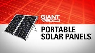 Giant Power Portable Solar Panels